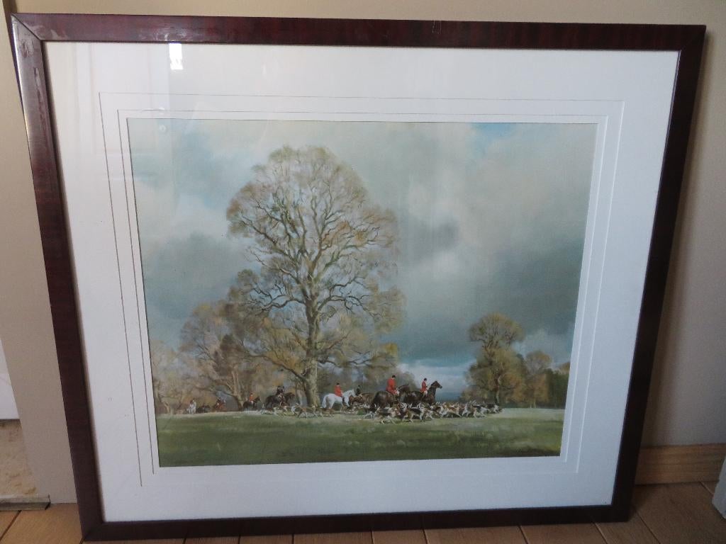 kader jachttafereel, Ophalen