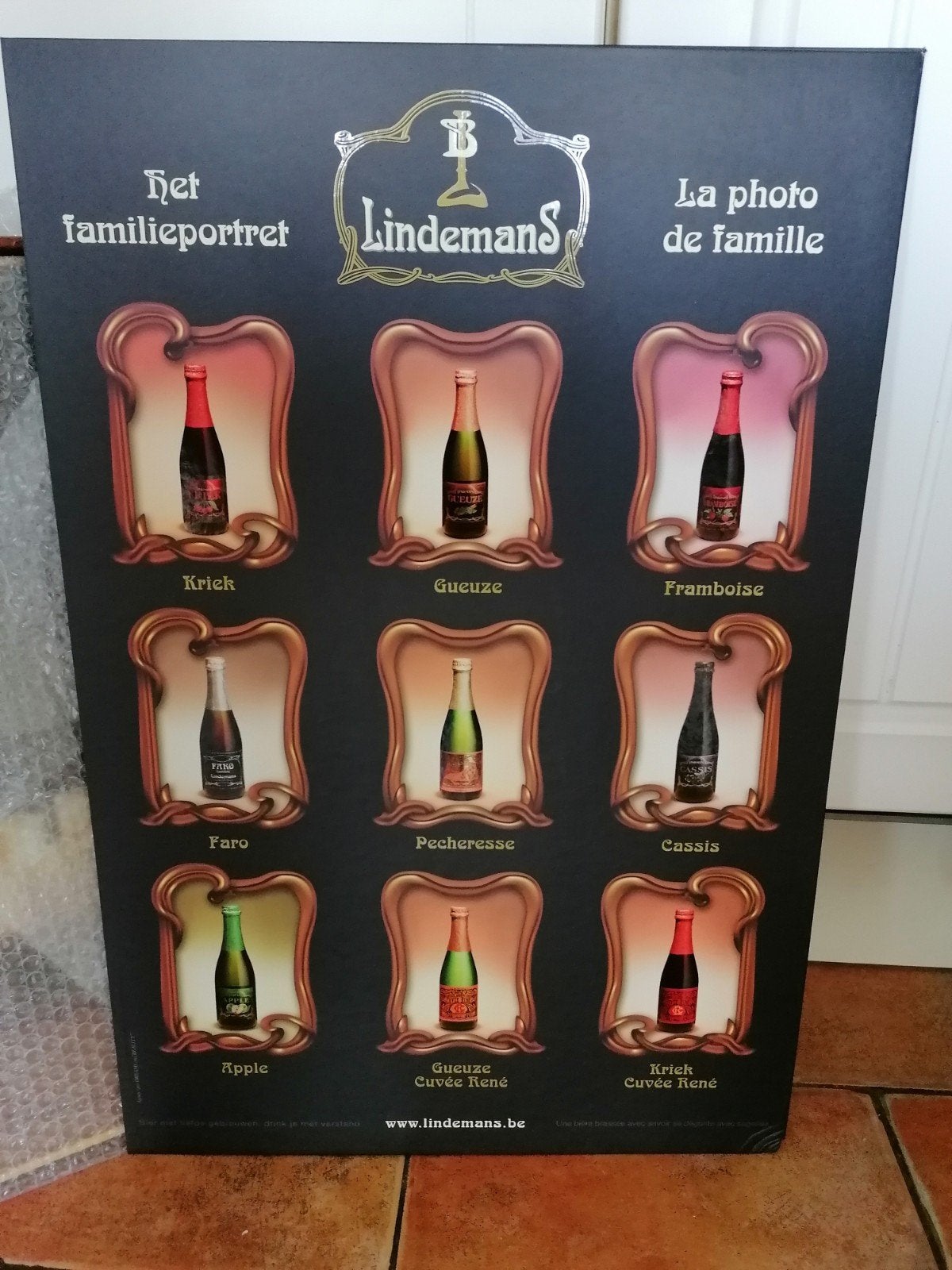 Reklame Lindemans., Enlèvement