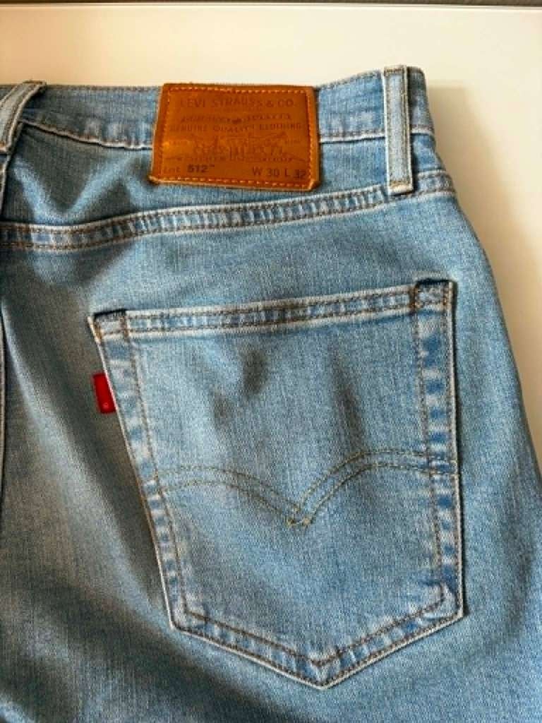 Levi's 512 Slim Taper Jeans, Kleding | Dames, Blauw, Ophalen of Verzenden, Zo goed als nieuw, W30 - W32 (confectie 38/40)