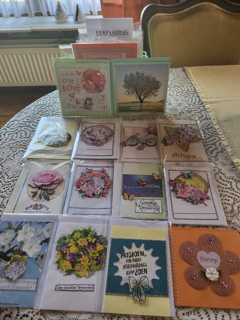eigen gemaakte kaarten, Hobby & Loisirs créatifs, Cartes | Maison | Fabrication artisanale, Neuf, Enlèvement
