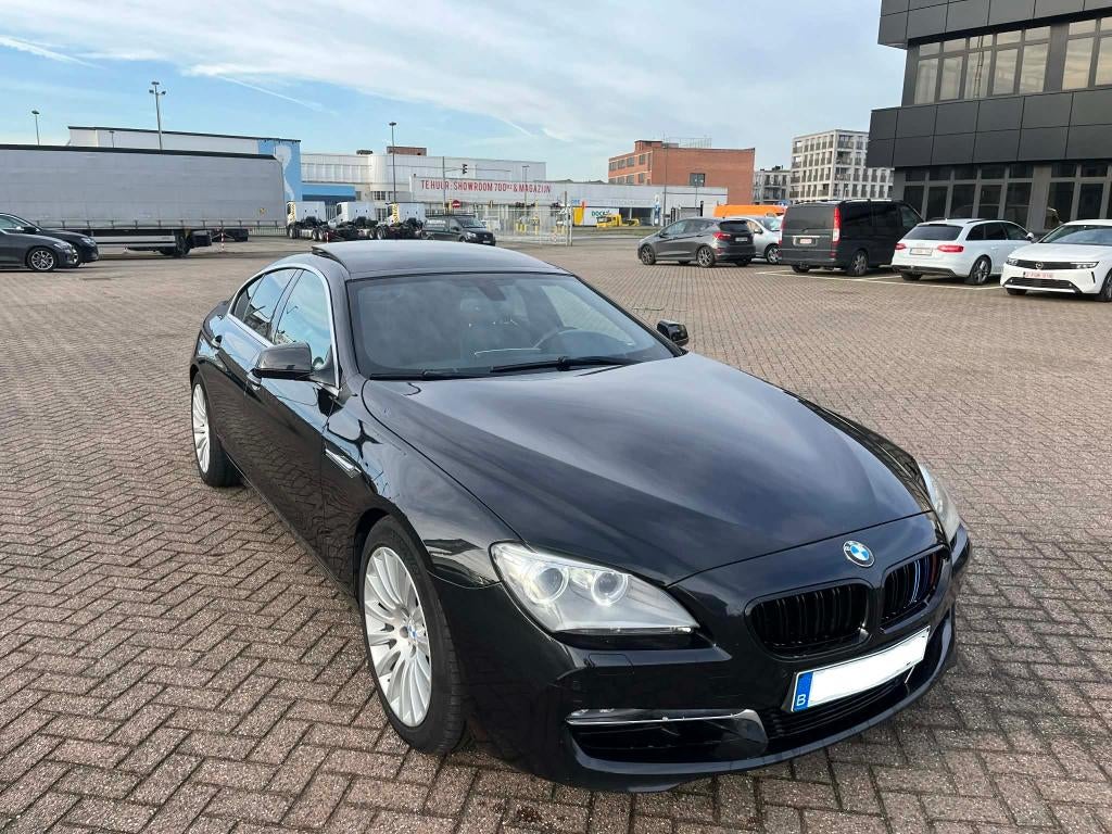 Bmw 640D Gran Coupe M-packet Full options, Auto's, Automaat, Zwart, Zwart, Leder