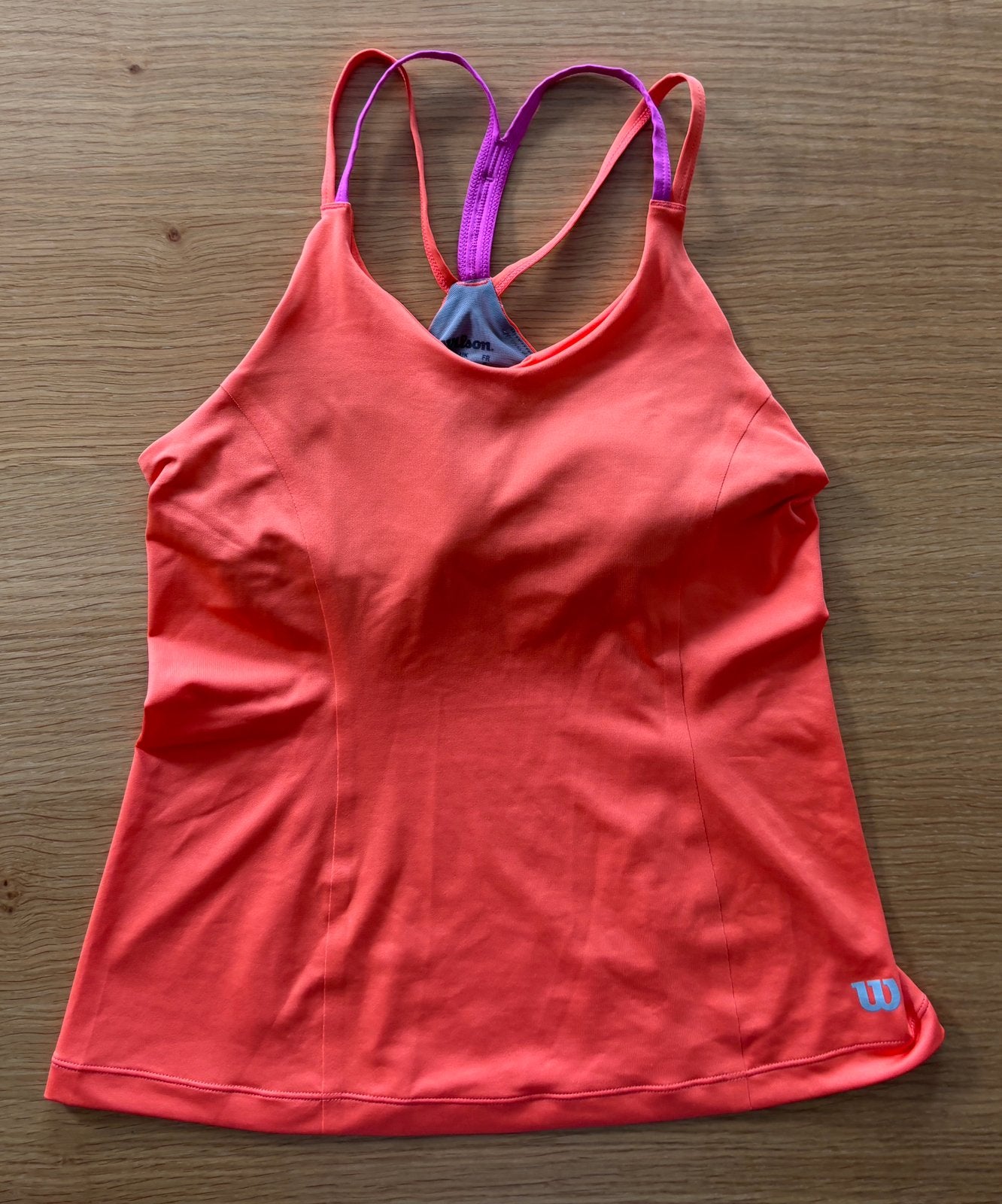 Top de sport saumon orangé WILSON - Taille S - 15€, Vêtements | Femmes, Vêtements de sport, Enlèvement ou Envoi, Taille 36 (S)