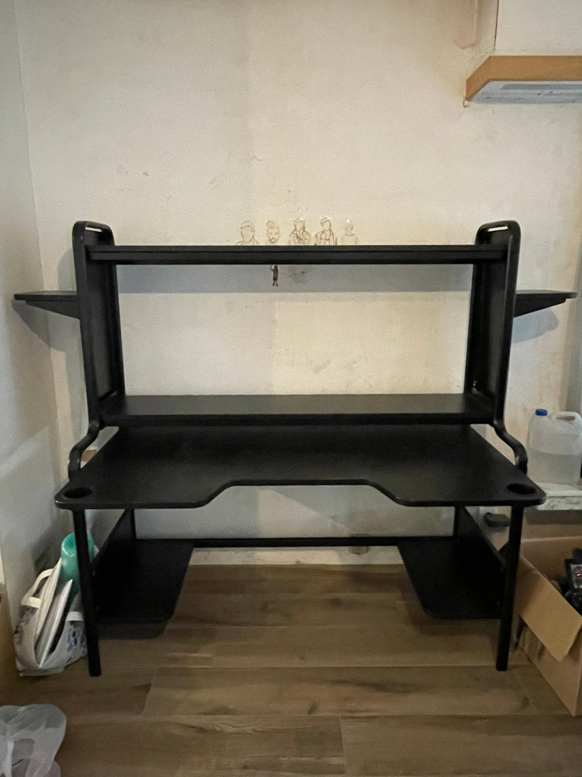 Gaming bureau, 150 cm, Utilisé, Bois, Moderne