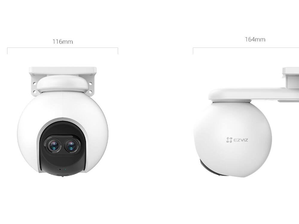 EZVIZ C8PF dual lens buitencamera 360 graden 8x zoom - nieuw, Ophalen of Verzenden, Nieuw, Buitencamera