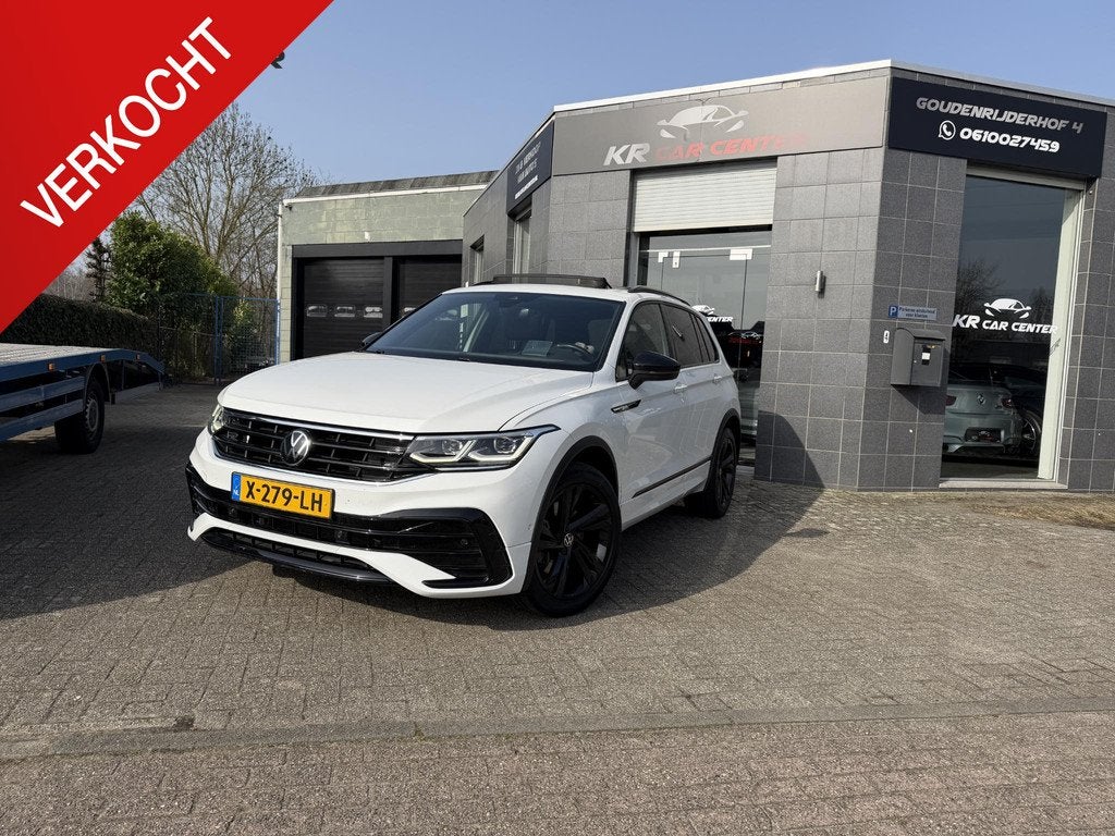 Volkswagen Tiguan 2.0 TSI 4Motion 3x R-line PANO-HUD-IQ LED-, Auto's, Automaat, Gebruikt, Euro 6, 4 cilinders