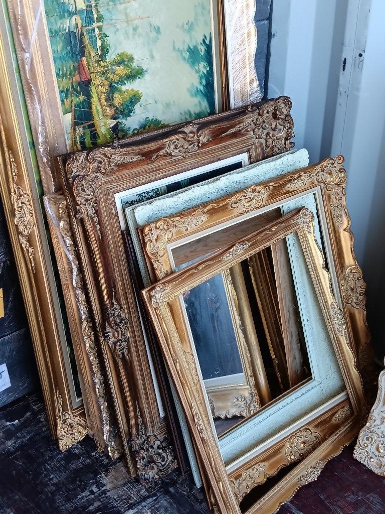 lot d'encadrement en bois doré ancien !, Antiquités & Art, Enlèvement, Bois, Nature morte