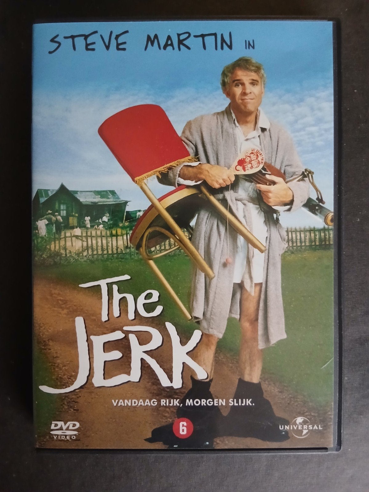 Le crétin (2003) Steve Martin, Bernadette Peters, À partir de 6 ans, Comme neuf, Polonais, Envoi
