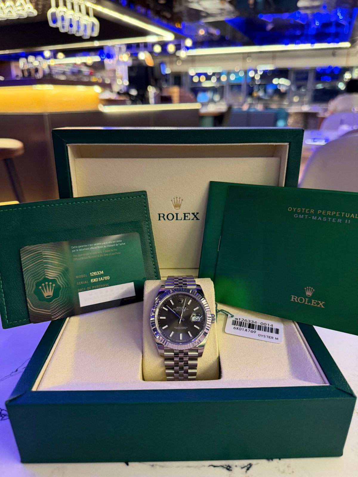 Rolex Datejust 41 126334 Full Set Super, Enlèvement ou Envoi, Comme neuf, Rolex