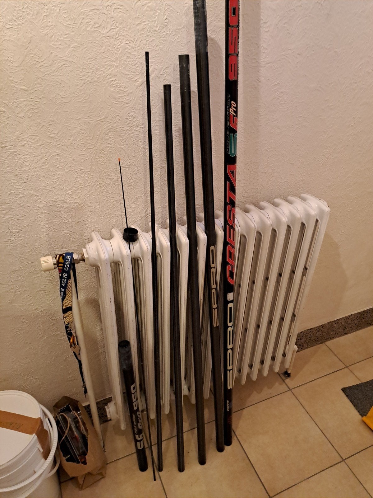 Spro Cresta S6 Pro 10M wandelstok, Ophalen, Gebruikt, Vaste hengel