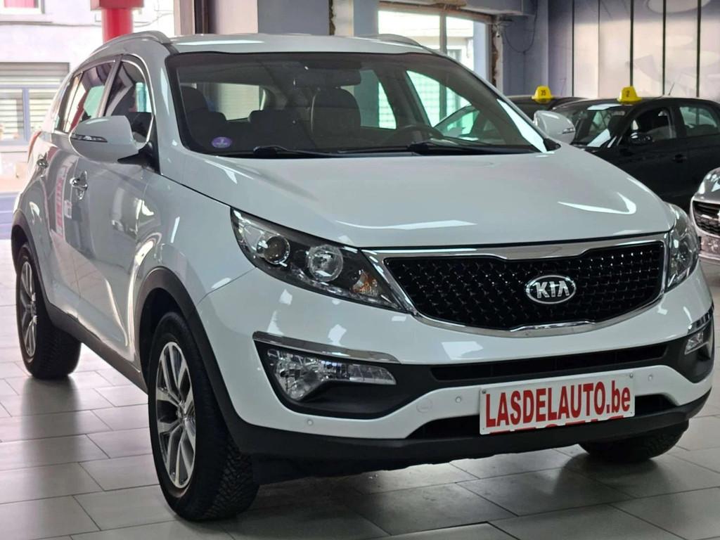 Kia Sportage 1.6i 2WD World Edition Cuir Chauffants Gps Blue, Cuir, Entreprise, Boîte manuelle, Noir