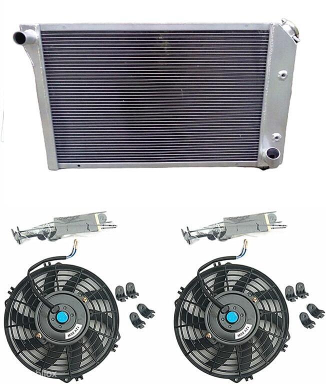 Radiateur+2 fans CHEVY Corvette C3 V8 Auto 1977-82 78 79 80, Auto-onderdelen, Nieuw, Ophalen of Verzenden