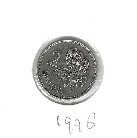 Lesotho, 2 Maloti 1998., Timbres & Monnaies, Monnaies | Afrique, Enlèvement ou Envoi, Autres pays, Monnaie en vrac