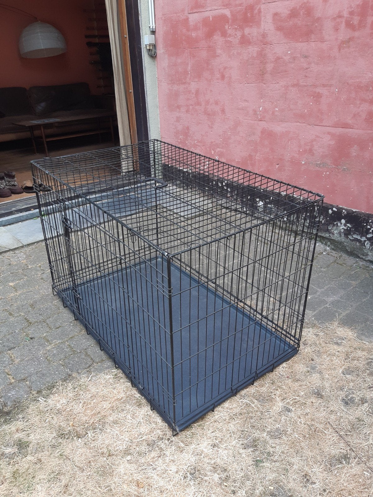 bench voor grote honden, Ophalen