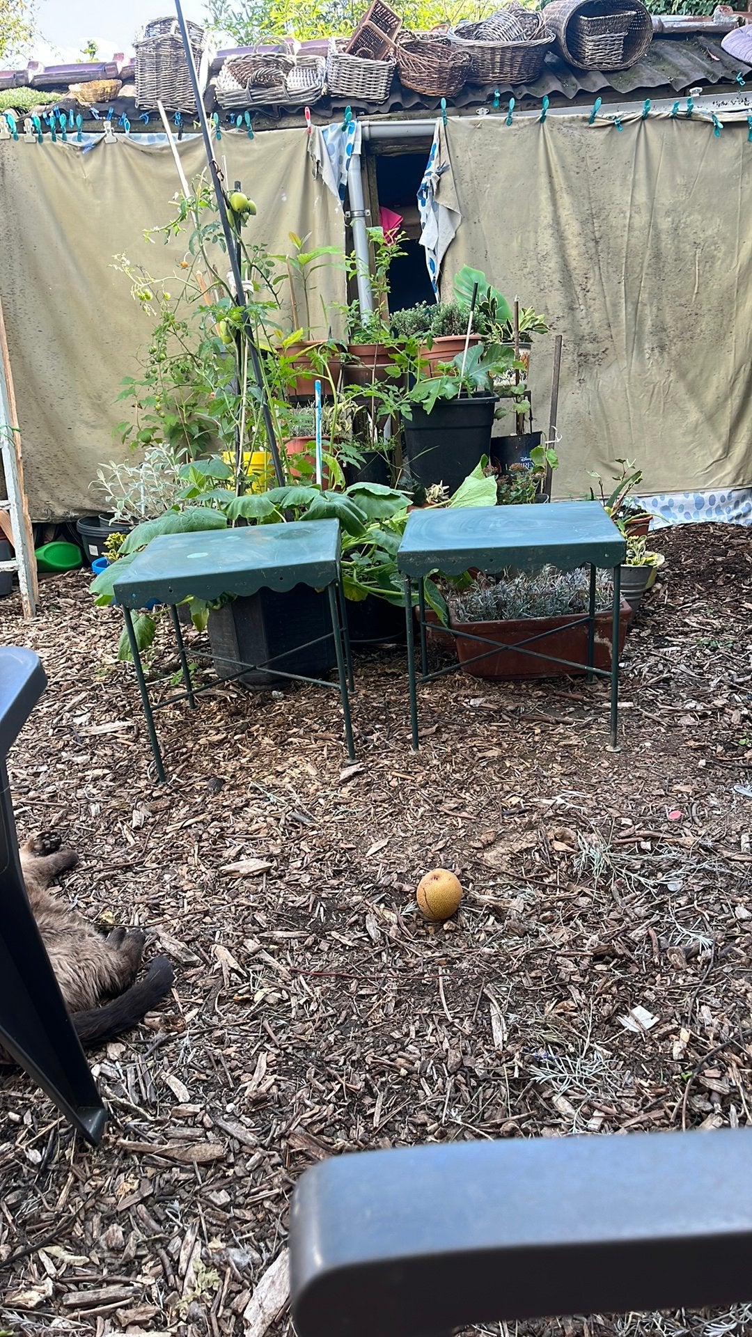 Fer table, Jardin & Terrasse, Enlèvement, Utilisé