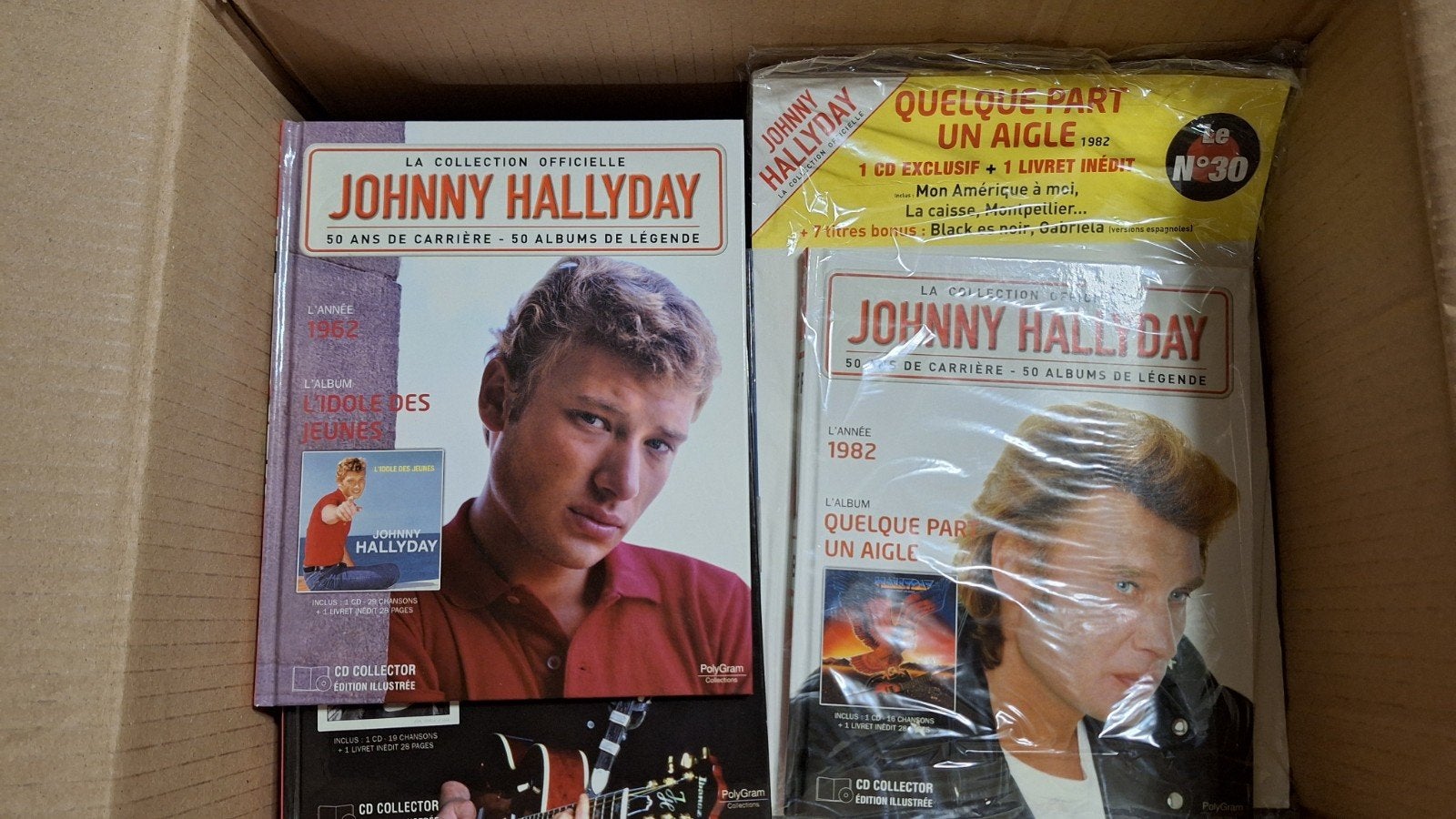 Collection Johnny 50 ans de legende., Enlèvement