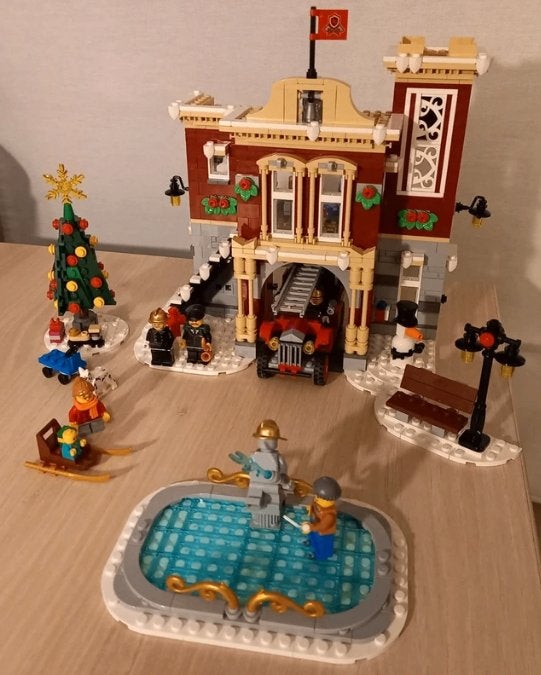 LEGO 10263 - Winter Village Fire Station, Lego, Ophalen of Verzenden, Compleet, Creator