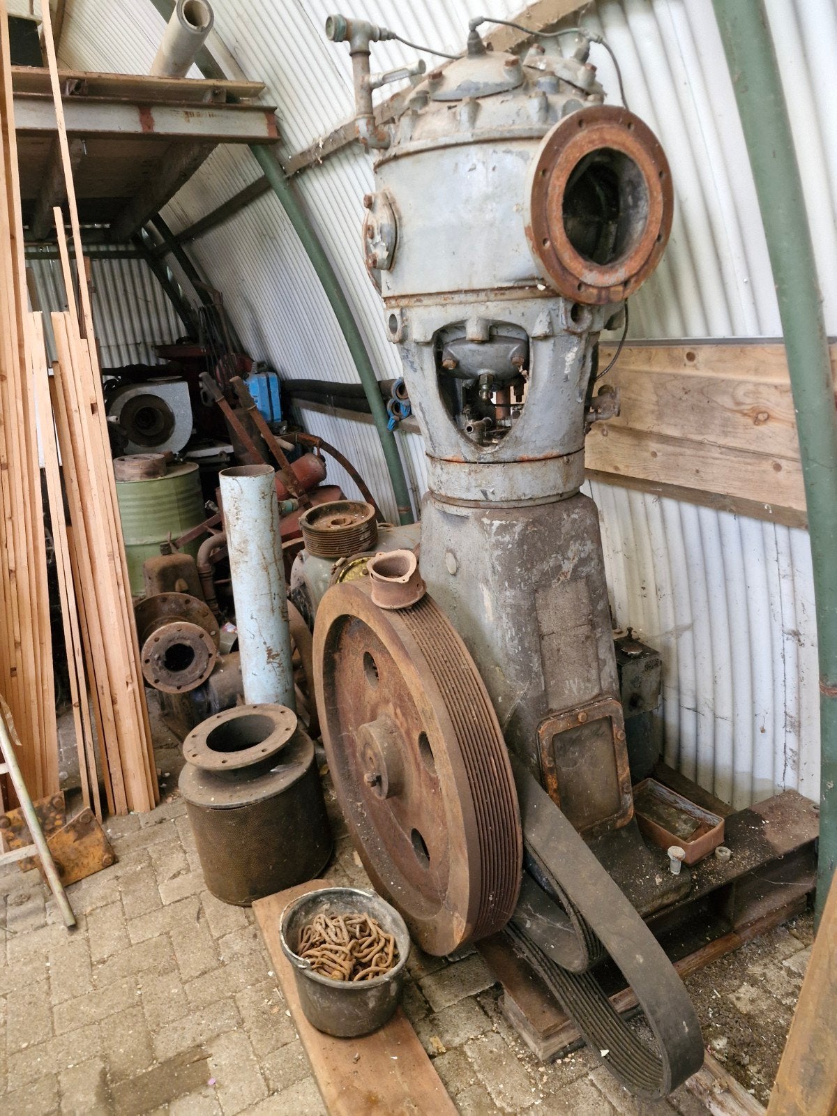 industriele compressor, Ophalen