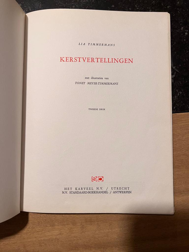 Kerstvertellingen - Lia Timmermans Ill Tonet Meyer, Ophalen of Verzenden, Gelezen, Lia Timmermans Ill Tonet Meyer