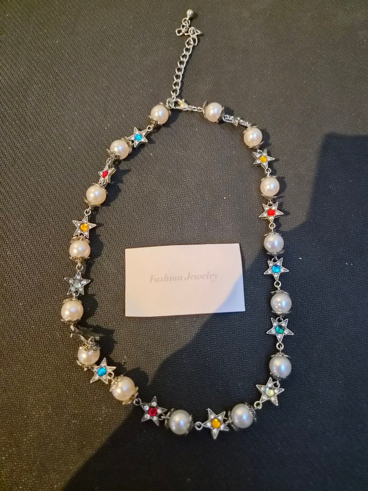collier, Bijoux, Sacs & Beauté, Colliers, Neuf, Avec strass, Autres matériaux, Argent
