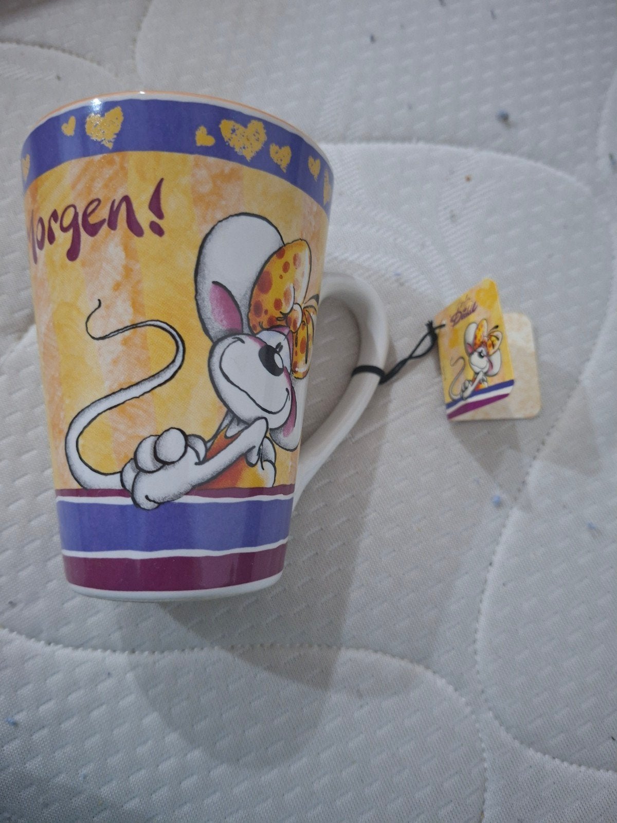 Magnifique mug de collection vintage de la célèbre souris Di, Verzamelen, Diddl, Diddl