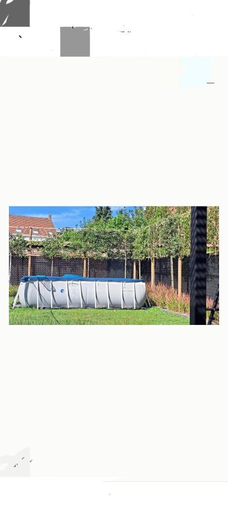 Intex zwembad 4mx2mx1m incl zandfilter, Ophalen, Gebruikt, 200 tot 300 cm, 80 tot 120 cm