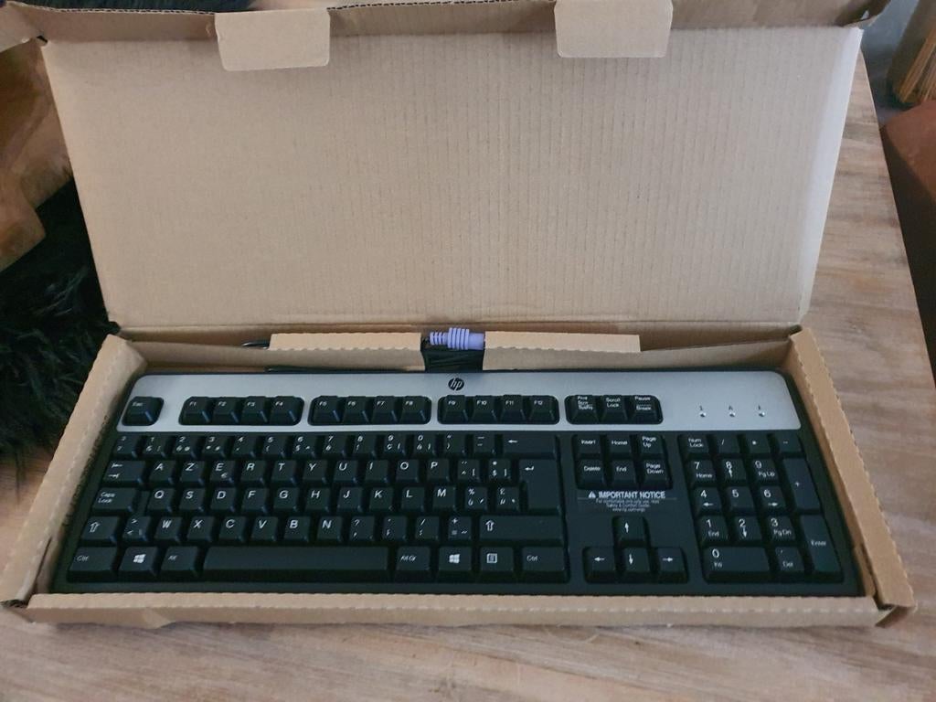 Hp keyb ps2 nieuw, Informatique & Logiciels, Ordinateurs Vintage, Enlèvement