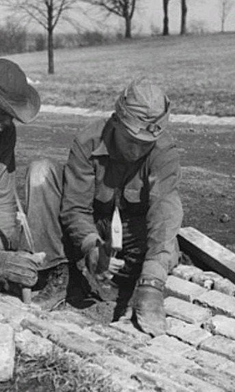 Casquette de campagne d'hiver de la CCC, États-Unis, Seconde, Collections, Objets militaires | Seconde Guerre mondiale, Enlèvement ou Envoi