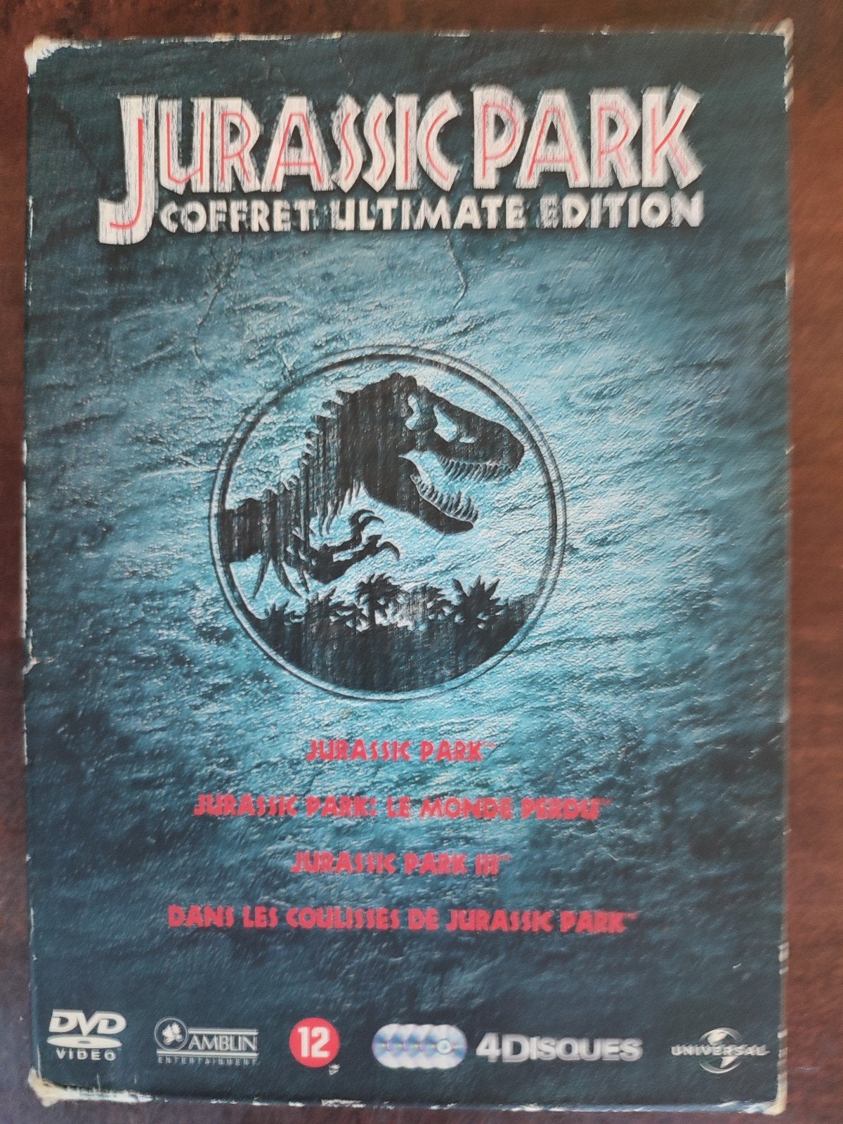 4-DVDbox Ultimate edition : JURASSIC PARK, Ophalen of Verzenden, Nederlands