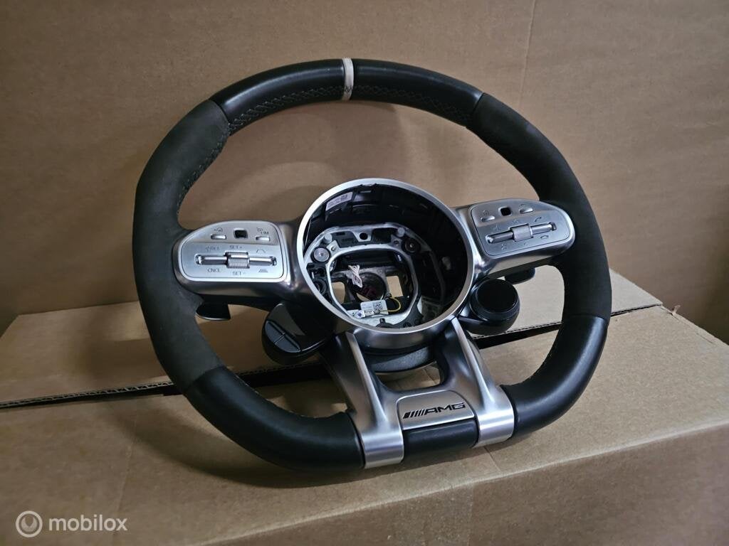 Mercedes amg Stuurwiel C63 E63 A45 A35 W205 W213 W177 W118, Gebruikt, Ophalen of Verzenden