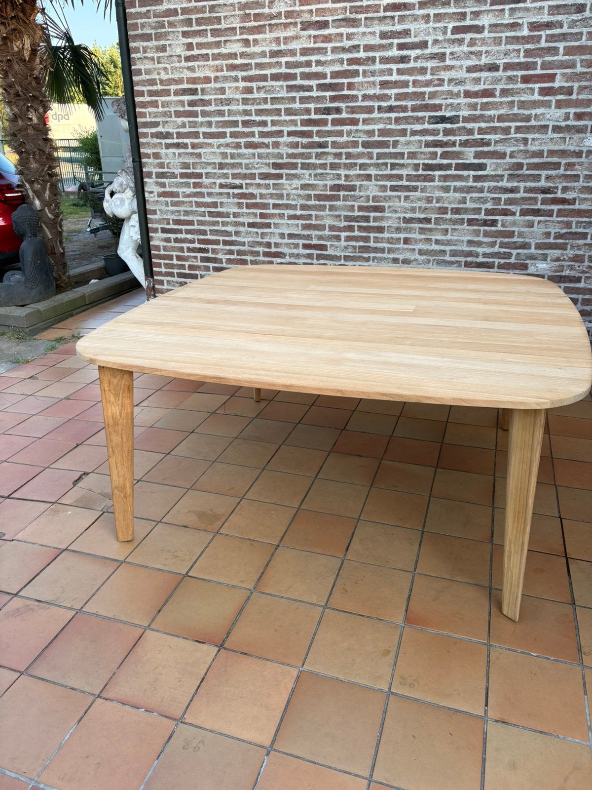 Teaken tafel van Bristol, Ophalen, Zo goed als nieuw
