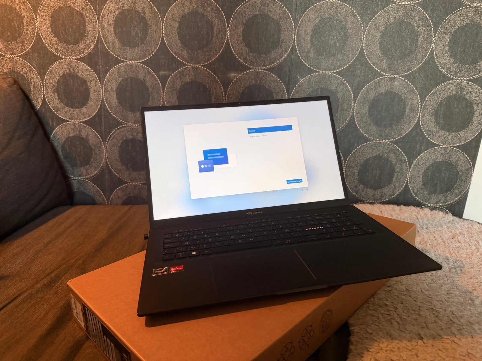 ASUS VIVOBOOK 17X M3704YA – 17,3” – 16 Go RAM – 512 Go SSD, 17 pouces ou plus, Enlèvement, Utilisé, SSD