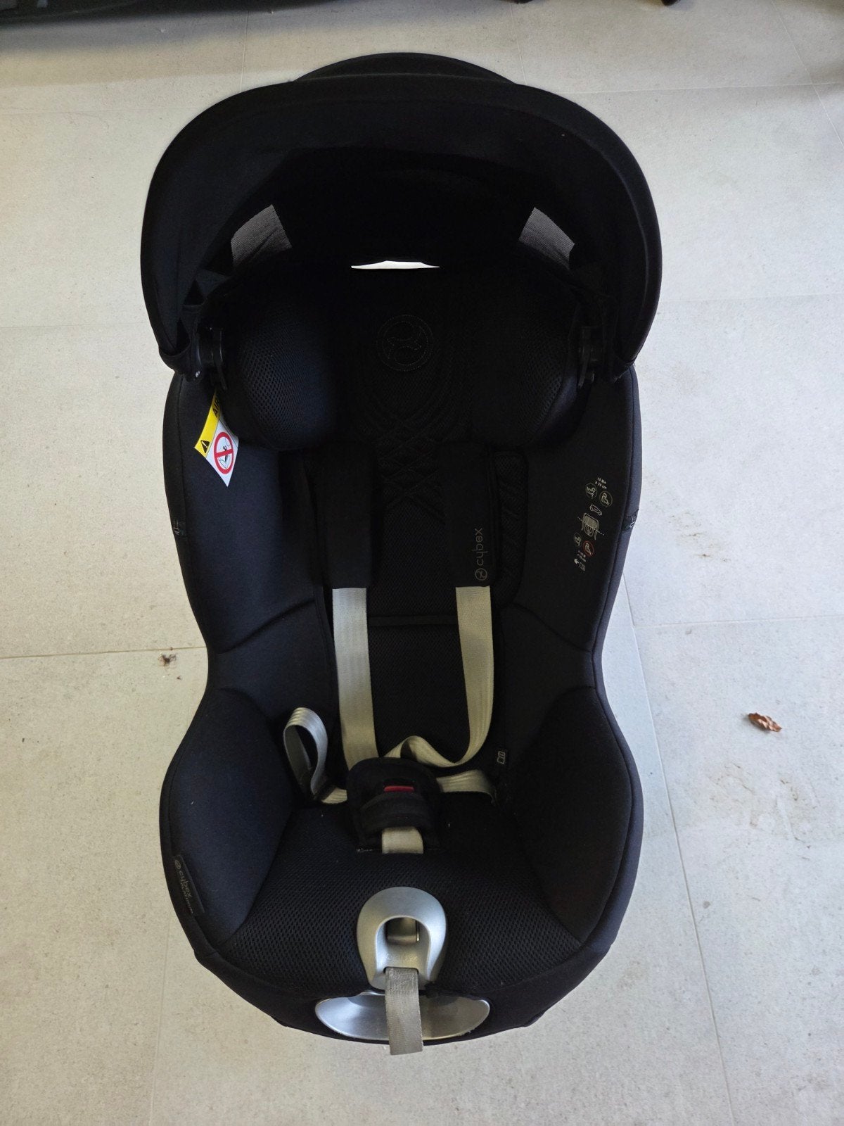 autostoel cybex met basis, Gebruikt, Verstelbare rugleuning, Isofix, Ophalen