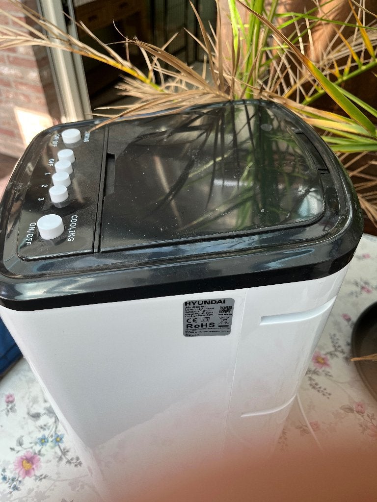 Aircooler, Ophalen, Minder dan 60 m³, 2 snelheden, Zo goed als nieuw