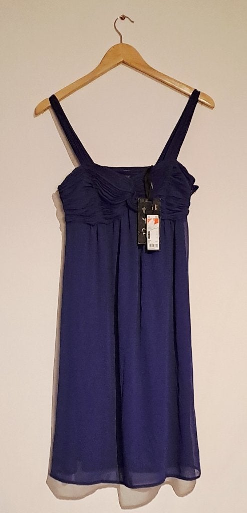 Jurk, Occasionwear Esprit, Kleding | Dames, Verzenden, Paars, Zo goed als nieuw, Maat 36 (S)