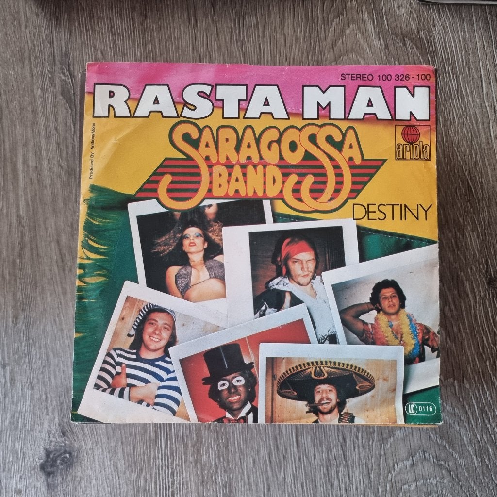 7" Saragossa Band – Rasta Man, Cd's en Dvd's, Vinyl Singles, Ophalen of Verzenden, Gebruikt, 7 inch, Dance en House