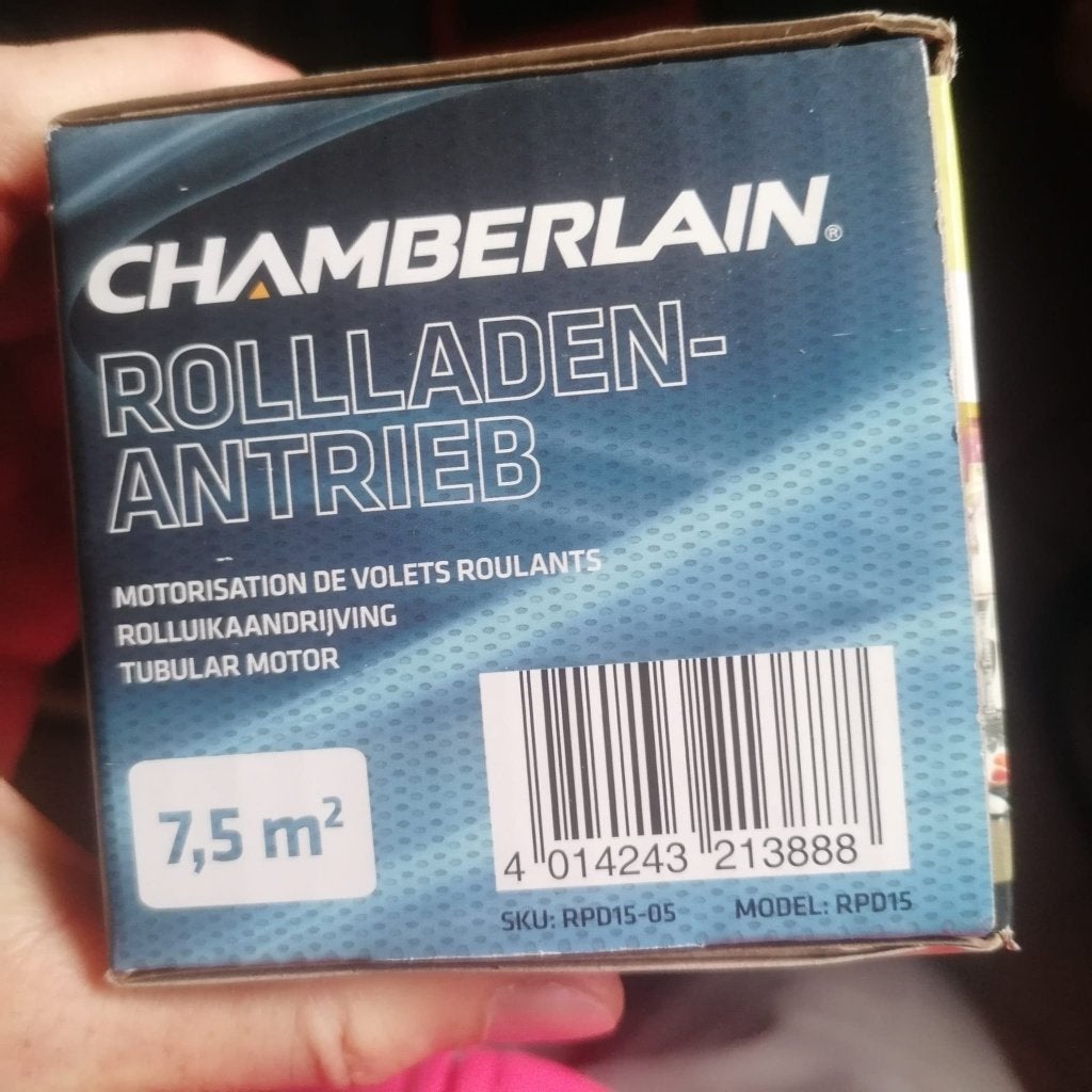 NOUVEAU 2x Chamberlain RPD15-05 - Moteurs volets, Enlèvement, Neuf, Fonctionnement électrique