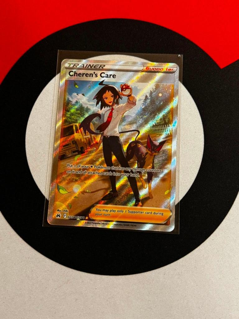 Pokémon - Crown Zenith - Cheren's Care (GG58/GG70) - NM, Ophalen of Verzenden, Zo goed als nieuw, Losse kaart