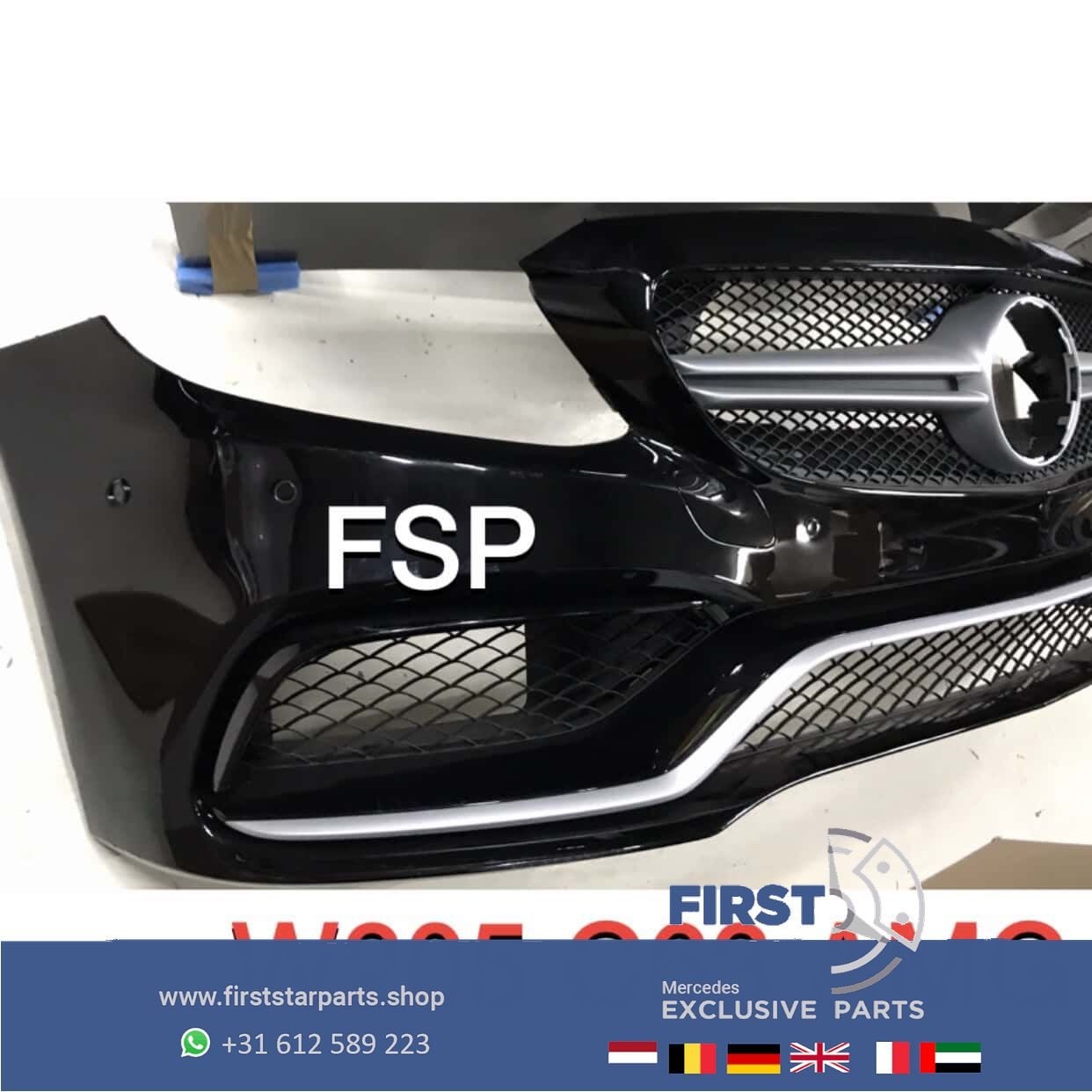 C205 A205 C63 AMG Coupé Cabrio Voorbumper Mercedes C Klasse, Utilisé, -, Avant, -