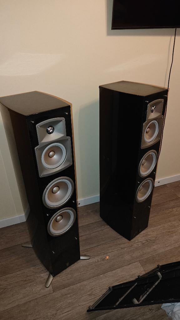 Luidsprekers Yamaha, Audio, Tv en Foto, Luidsprekerboxen, Ophalen, Gebruikt, 120 watt of meer, Front, Rear of Stereo speakers