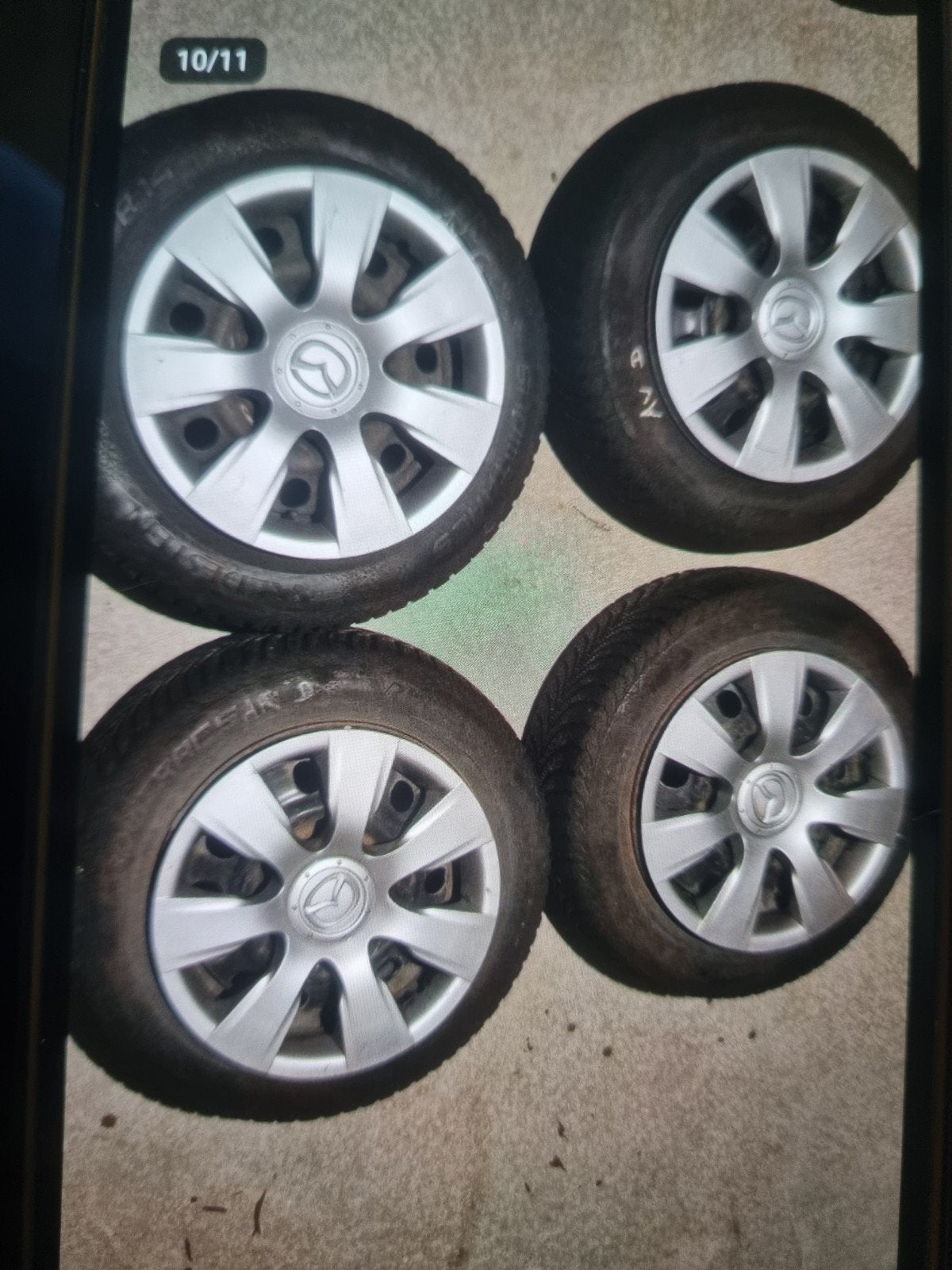 jantes +pneus hiver, Ophalen, Gebruikt, 175 mm, Winterbanden