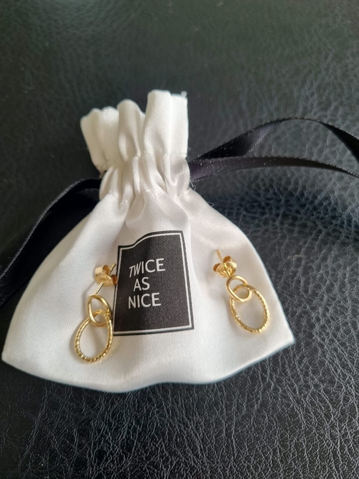 Oorbellen 18kt, nieuw, Handtassen en Accessoires, Oorbellen, Ophalen, Hangers, Nieuw, Goud
