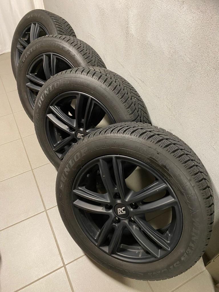 Aluminium velgen zwart, Autos : Pièces & Accessoires, Pneus & Jantes, Pneus hiver, 16 pouces, Véhicule de tourisme, 205 mm