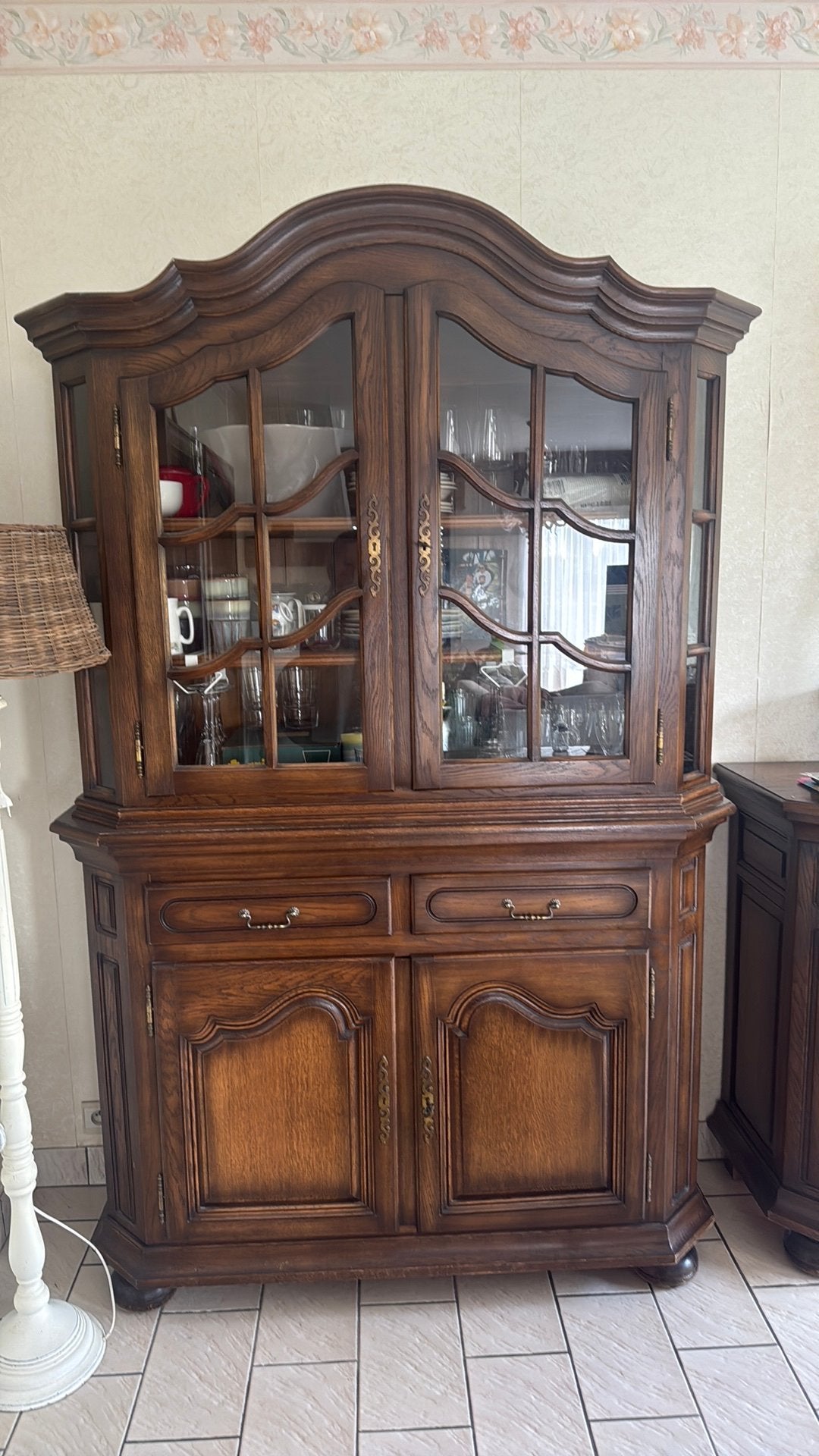Vitrine kast, Huis en Inrichting, Ophalen, Zo goed als nieuw