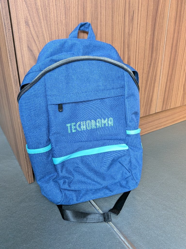 Laptoprugzak met oplaadbare usb-kabel, Ophalen, Nieuw, Blauw, Rugzak