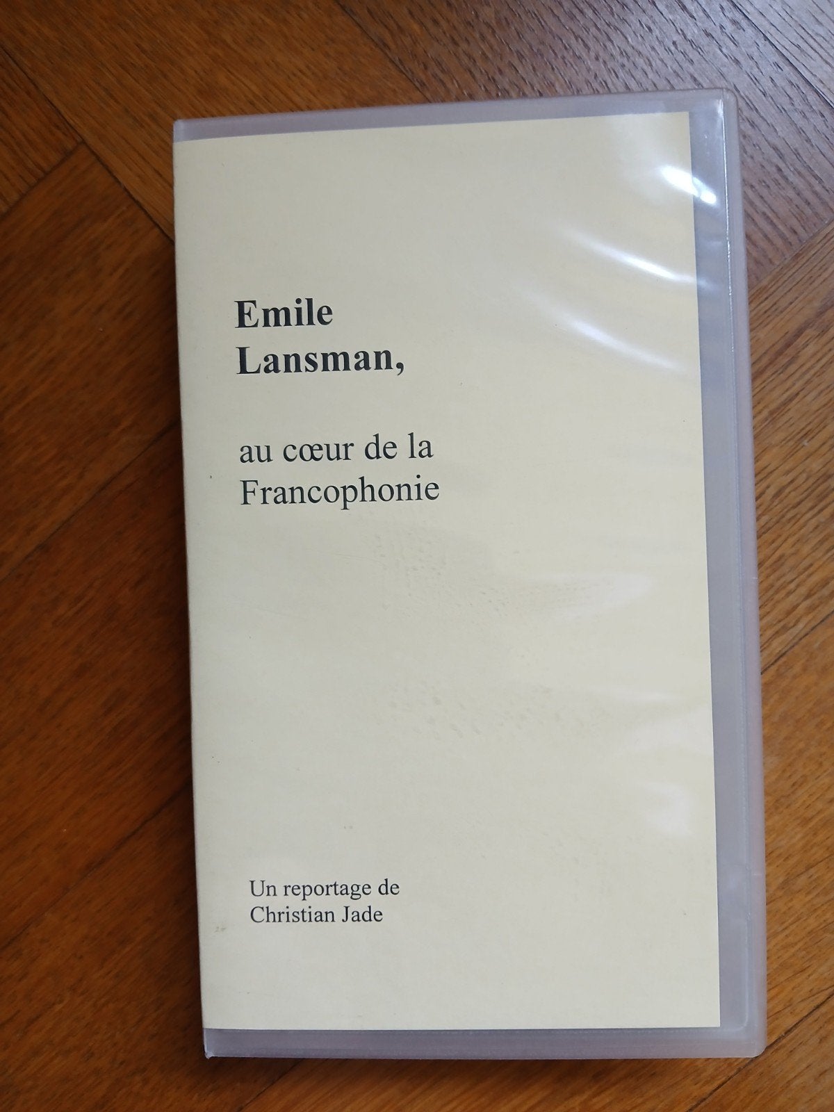 VHS Emile Lansman, au coeur de la francophonie, Ophalen of Verzenden, Gebruikt, Overige genres