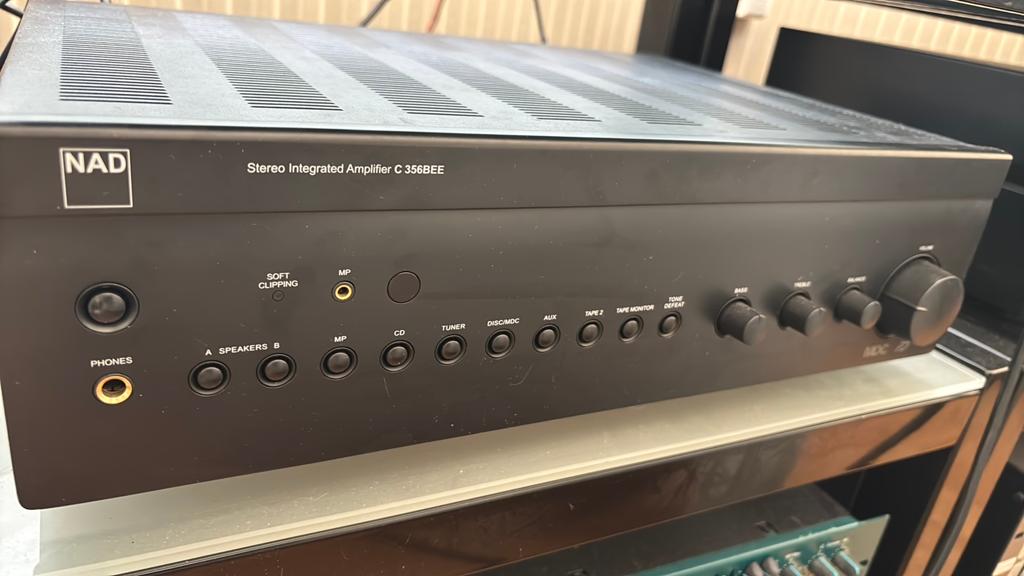 Nad C 356 BEE (Amplificateur 2 x 80 w) 🔆, TV, Hi-fi & Vidéo, Enlèvement, Comme neuf