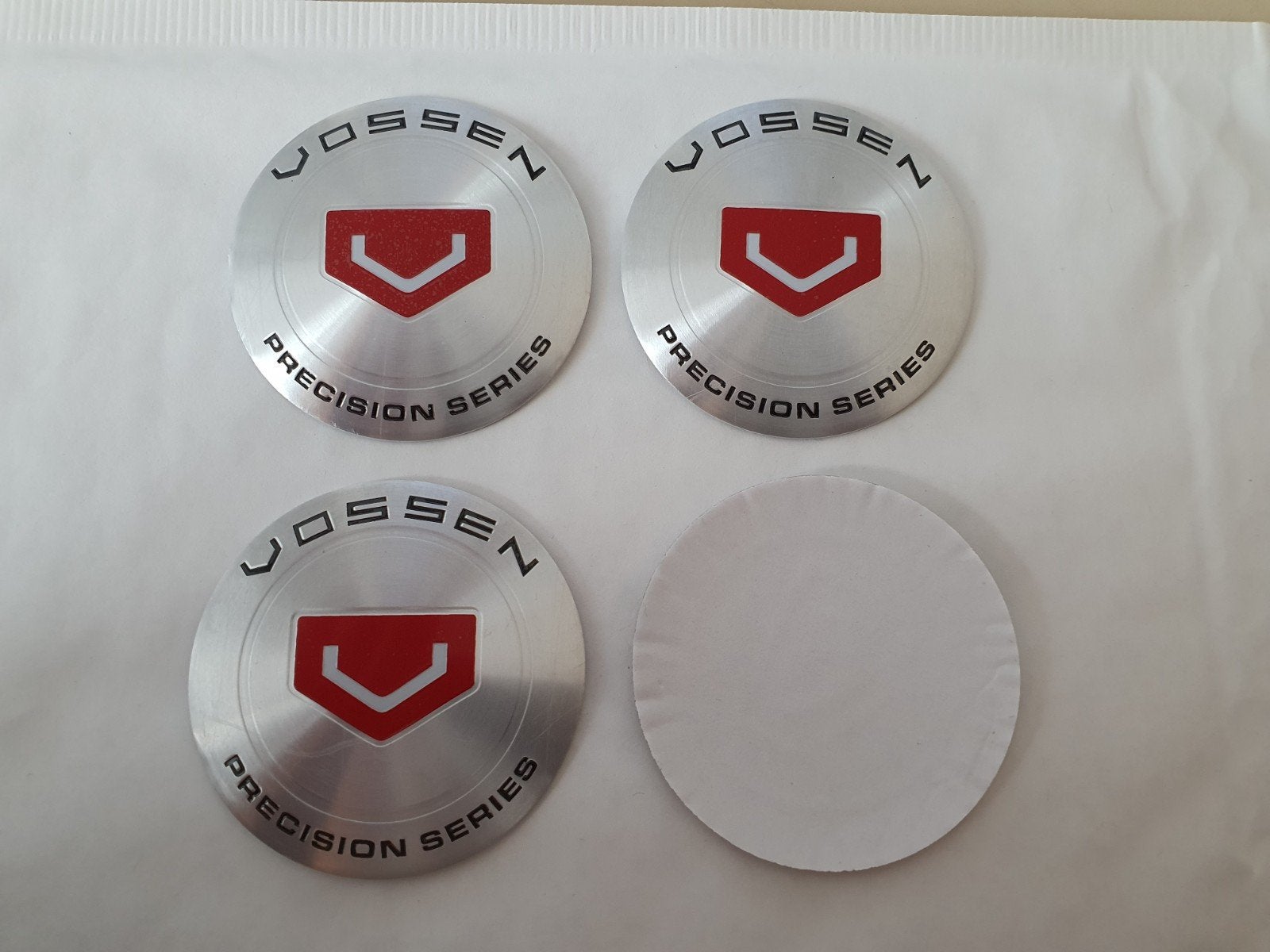 Vossen velgen naafdoppen stickers diameter 65 mm, Ophalen of Verzenden