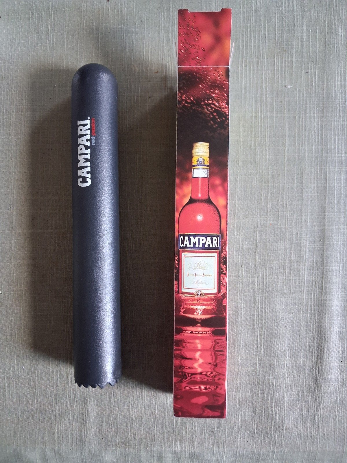 Pilon CAMPARI ́noir de 20 cm & diamètre 3 cm, Ophalen of Verzenden, Nieuw, Gebruiksvoorwerp