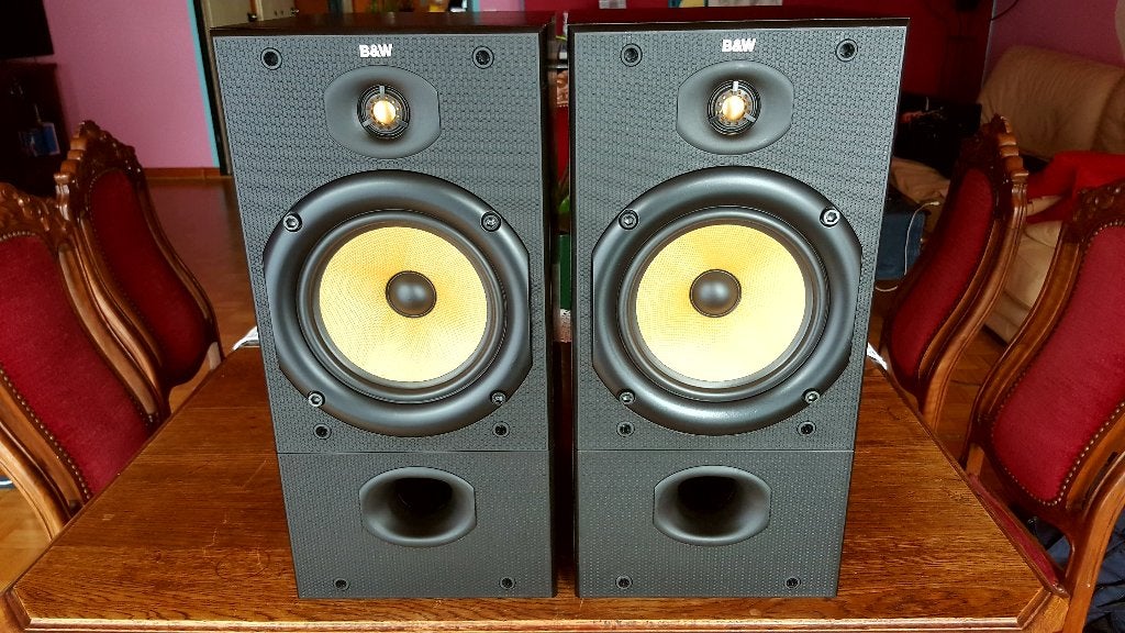 Bowers & Wilkins DM602 — (paire assortie), TV, Hi-fi & Vidéo, Enceintes, Haut-parleur central, 60 à 120 watts, Enlèvement, Utilisé
