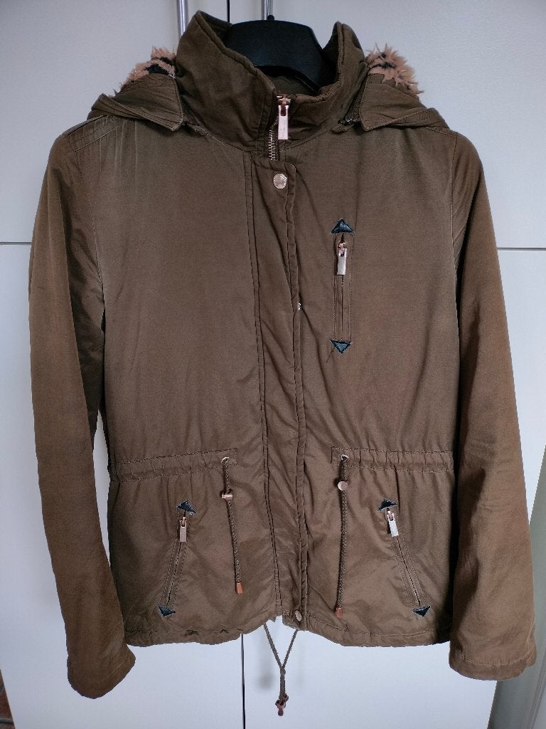 Winterjas, Kleding | Dames, Jassen | Winter, Ophalen, Zo goed als nieuw, Maat 38/40 (M), Groen